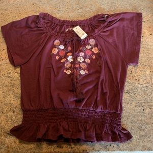 Aéropostale Peasant Top